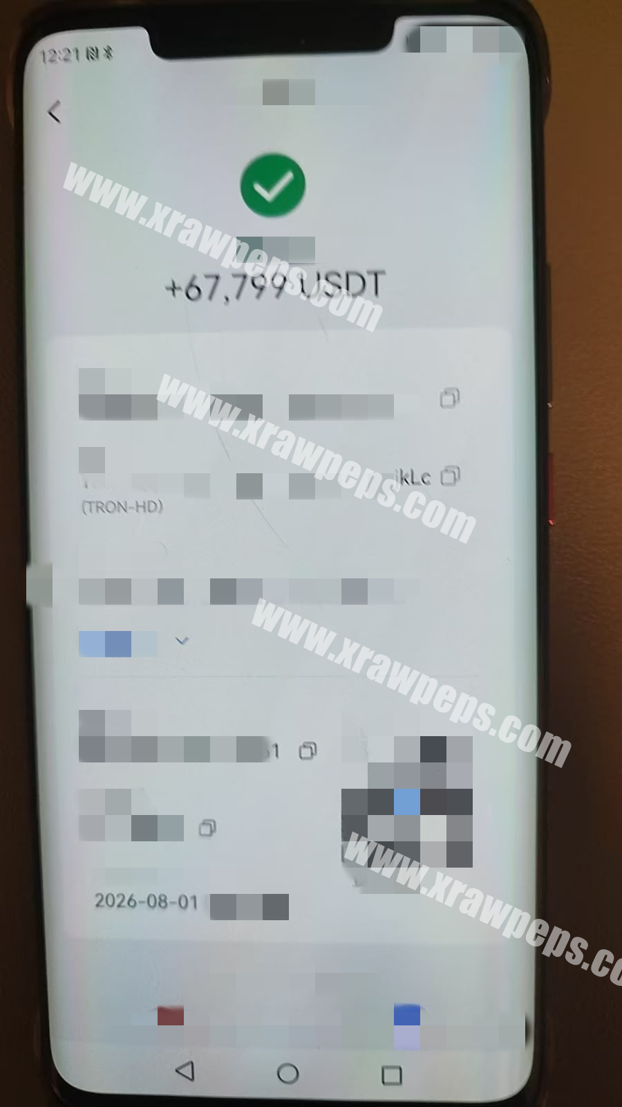 Xraw-Peps 67799 usdt payment bill.jpg