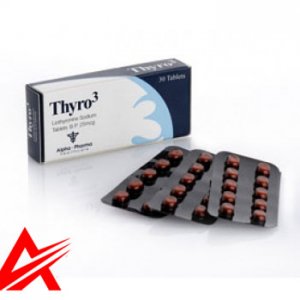 Buy original Alpha Pharma Thyro3 30tabs 25mcg/tab