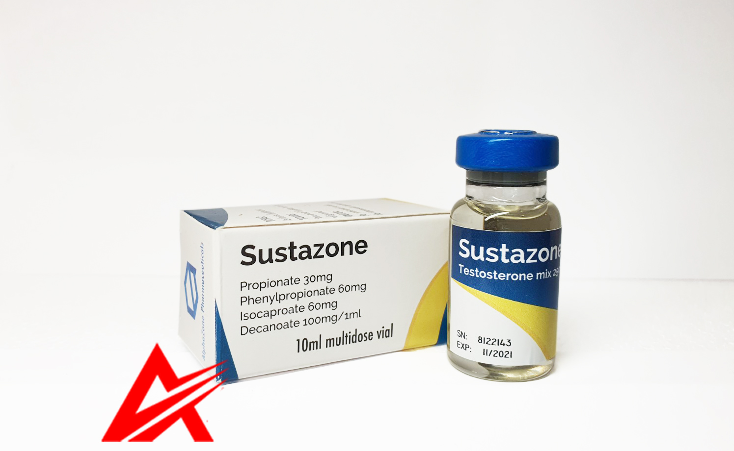 AlphaZone Pharmaceuticals Sustazone Test mix ( sustanon) 250mg.