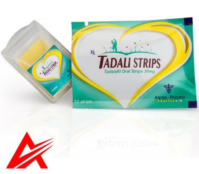 Buy original Alpha Pharma Tadali Strip 20mg/strip 10 oral sublingual strips