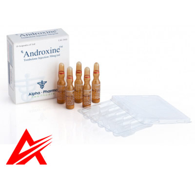 Buy oroginal Alpha Pharma Androxine 10 amps 50mg/ml
