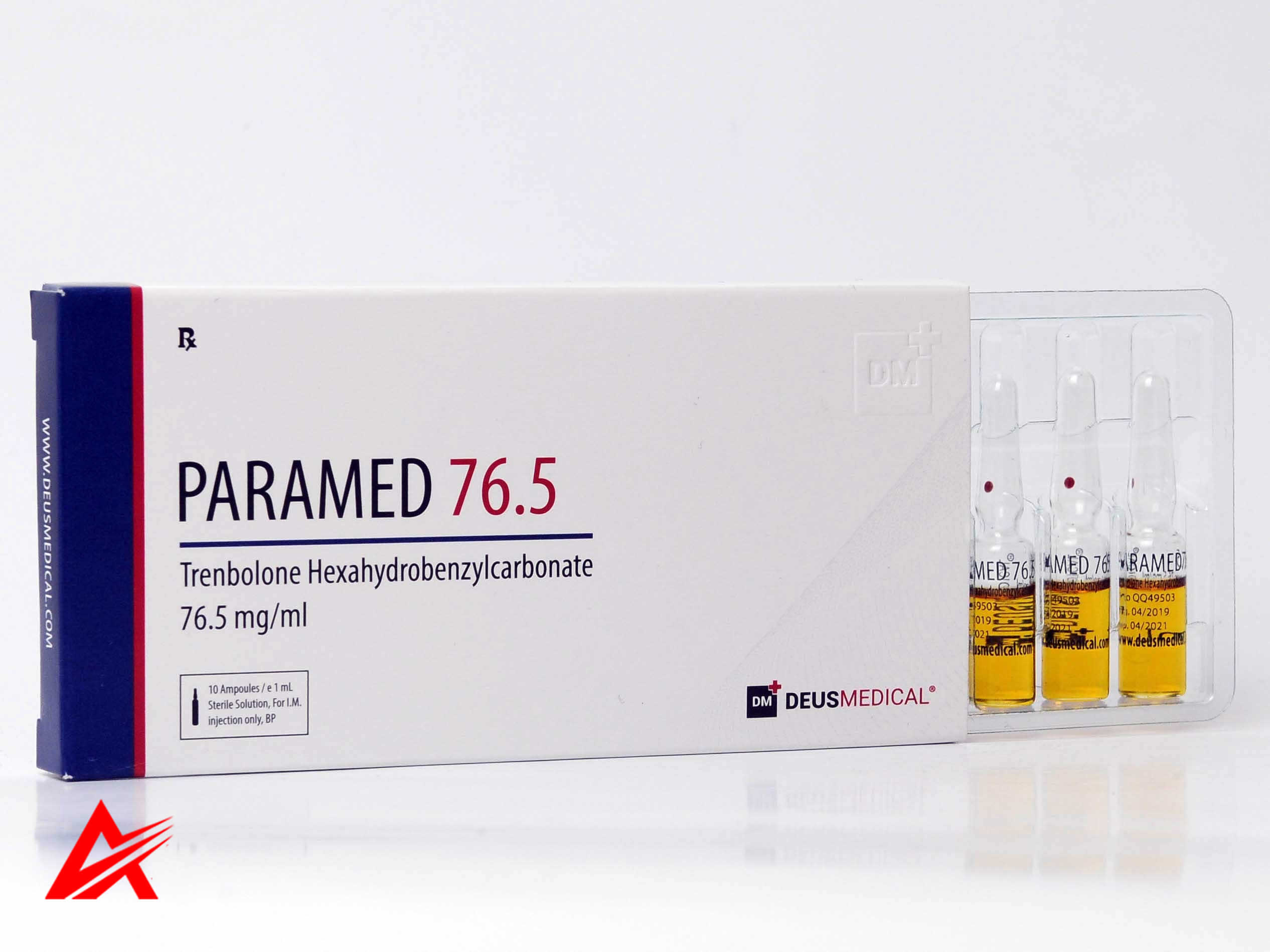 Paramed 76.5mg – Trenbolone Hexahydrobenzylcarbonate – Deus Medical